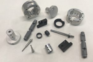 CNC machined components in a variety of materials