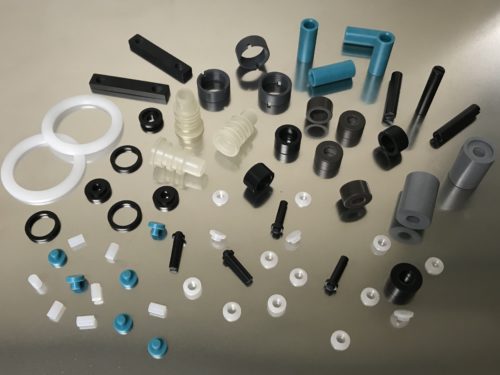 CNC machined plastic components